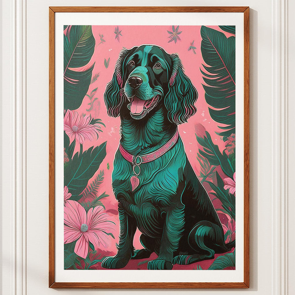 Irish Setter Flowery Dog image 10