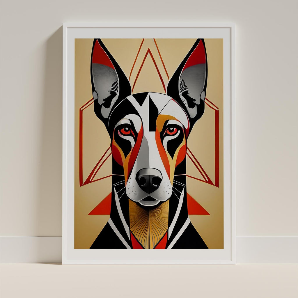 Doberman Geometric Orange Series image 11