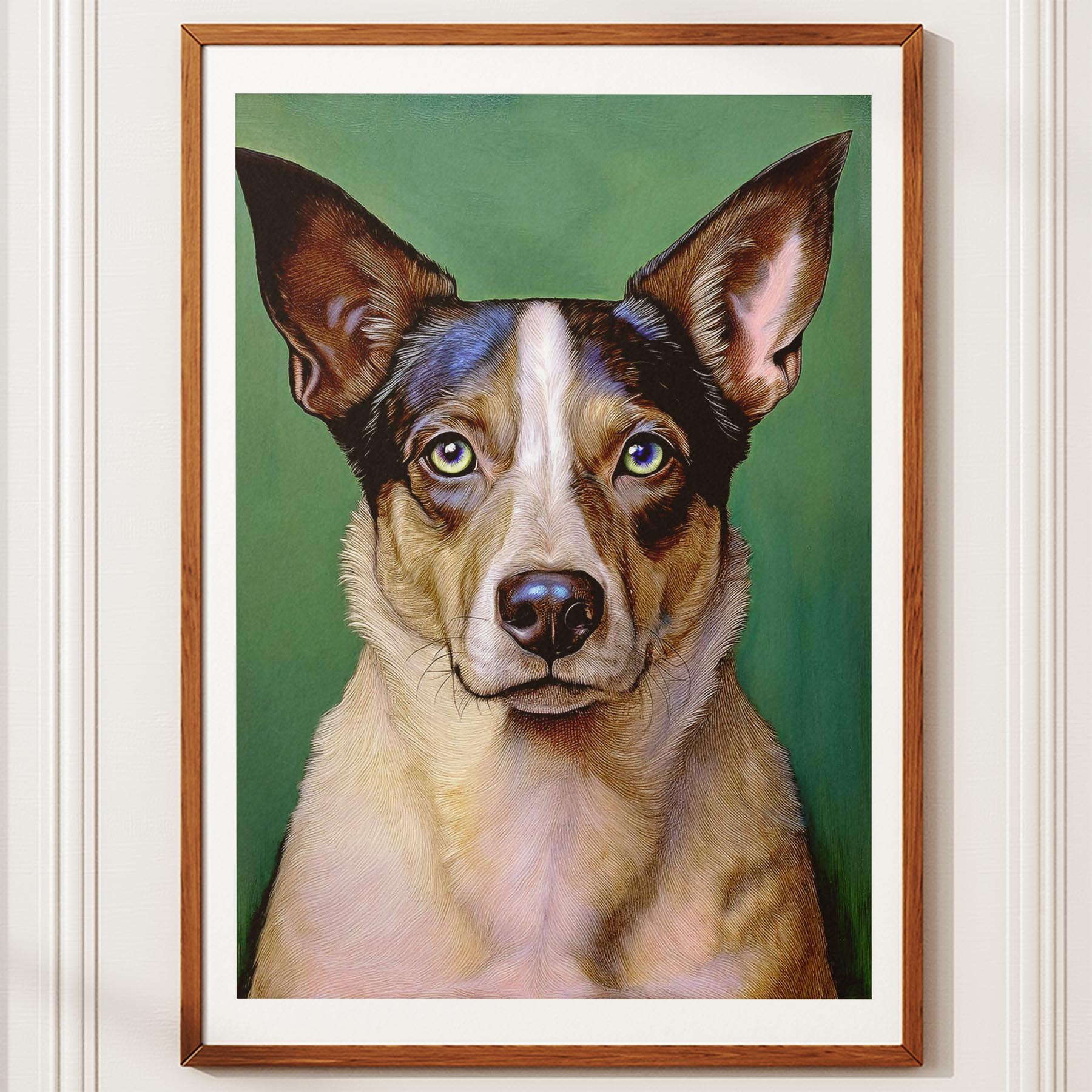 Cattle Dog Green Painted Series image 10