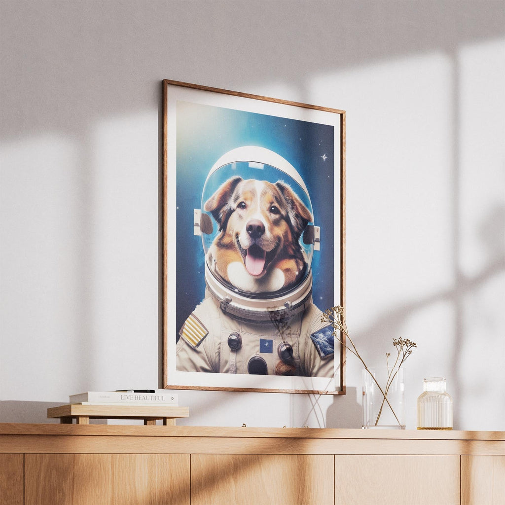 Australian Shepherd Astronaut Dog Series image 5