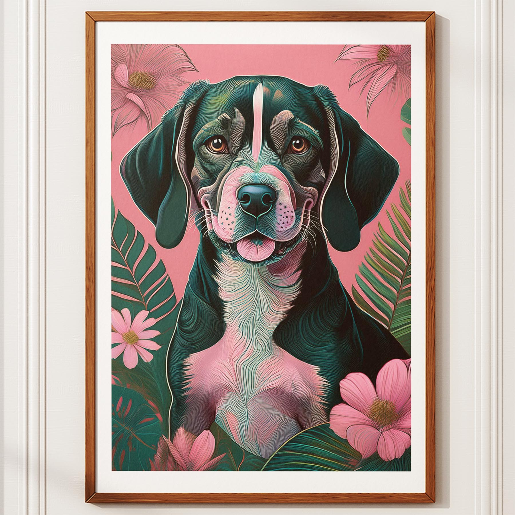 Beagle Flowery Dog image 19