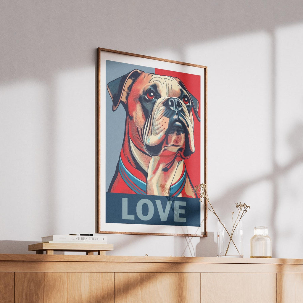Bulldog LOVE Series Inspired by the Obama Poster image 5