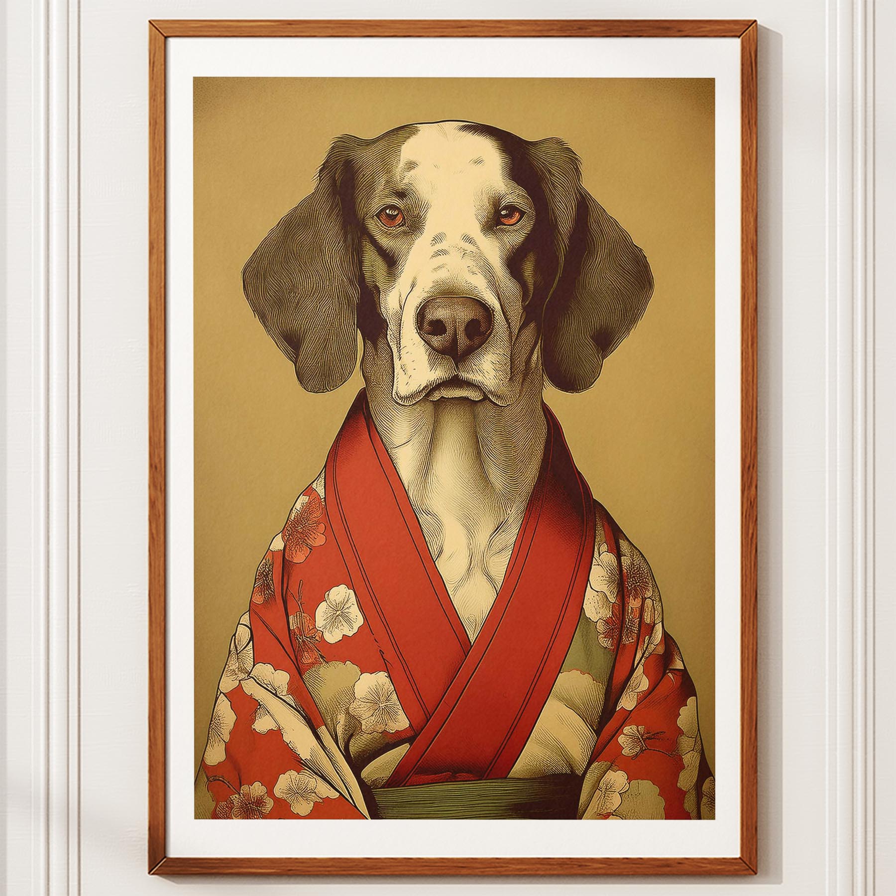 English Setter Japanse Kimono Dog Series image 10