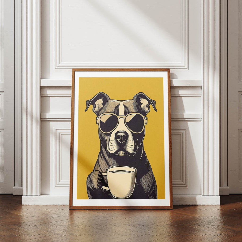 Staffordshire Chillin Coffee Dog image 4