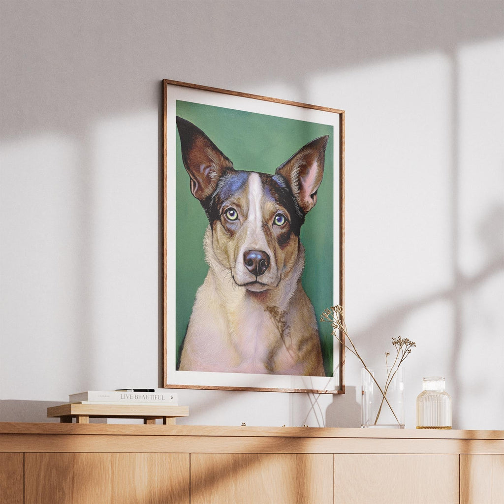 Cattle Dog Green Painted Series image 5