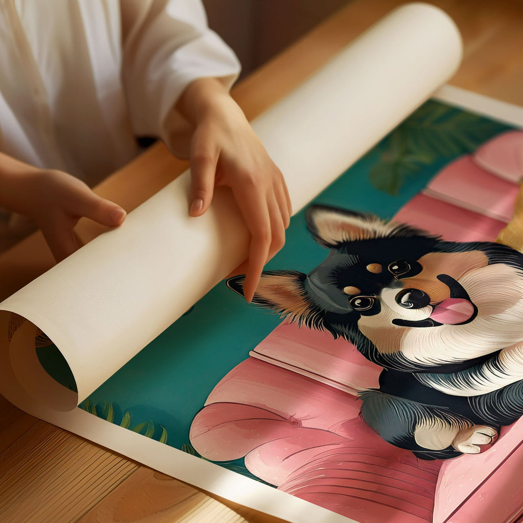 German Spitz  Just Lounging Around image 3