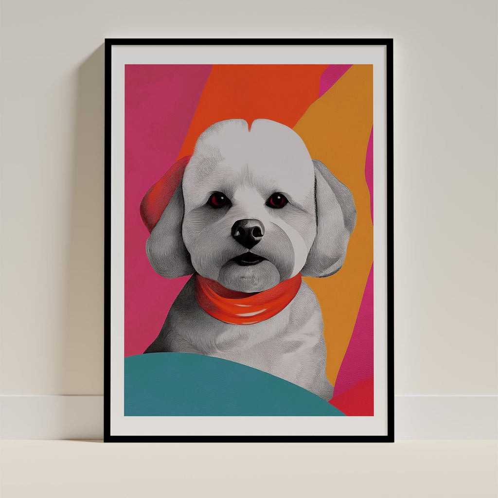 Bichon Frise Modern Pop Dog Series image 0