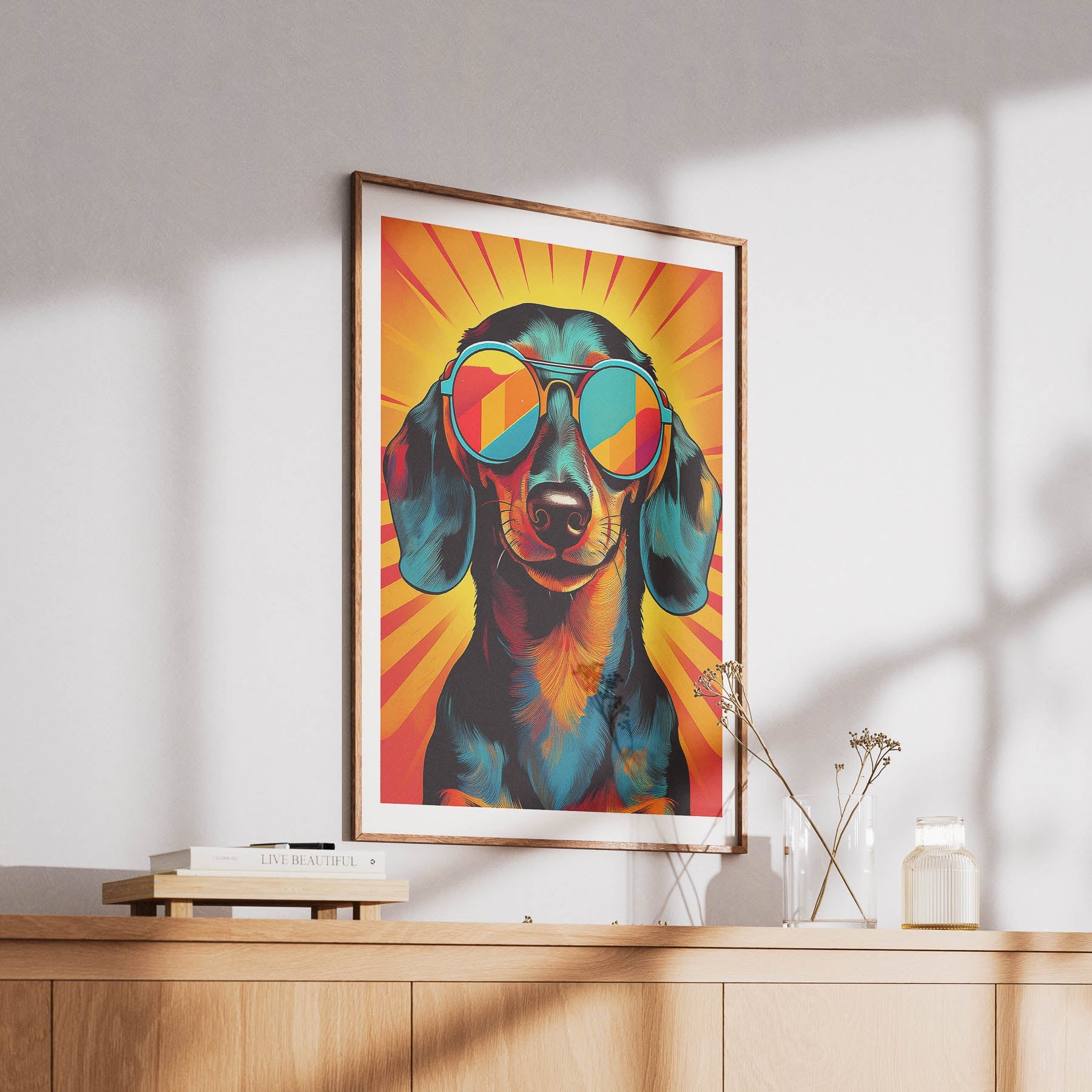 Dachshund In Colourful Sunnies 1 image 6