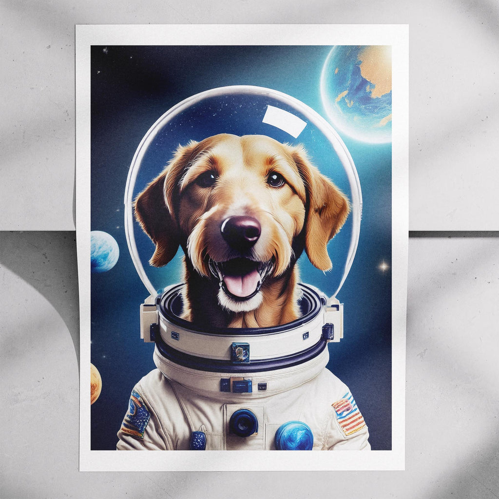 Irish Wolfhound Astronaut Dog Series image 7
