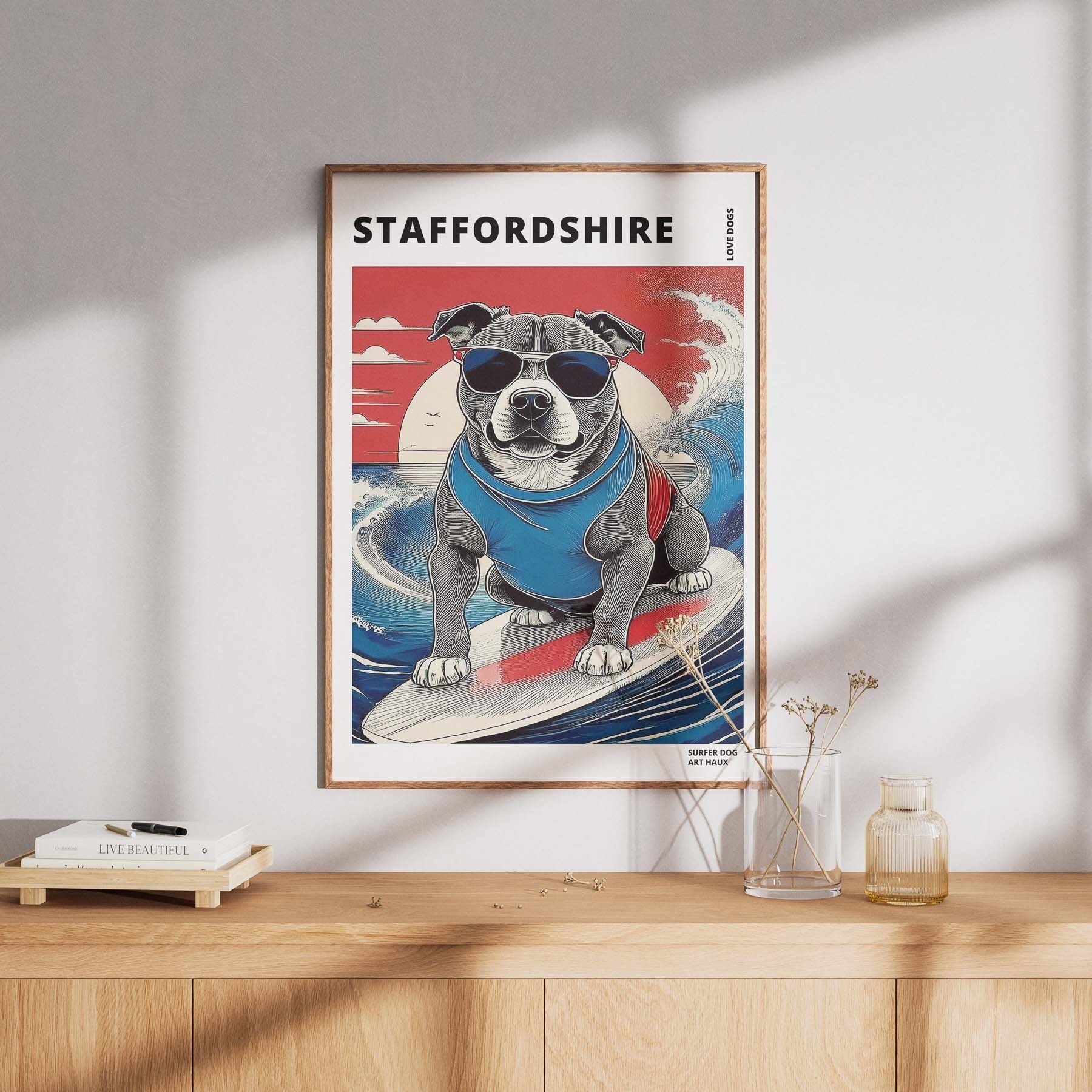 Staffordshire Hokosai Surfer Dogs 1 image 8