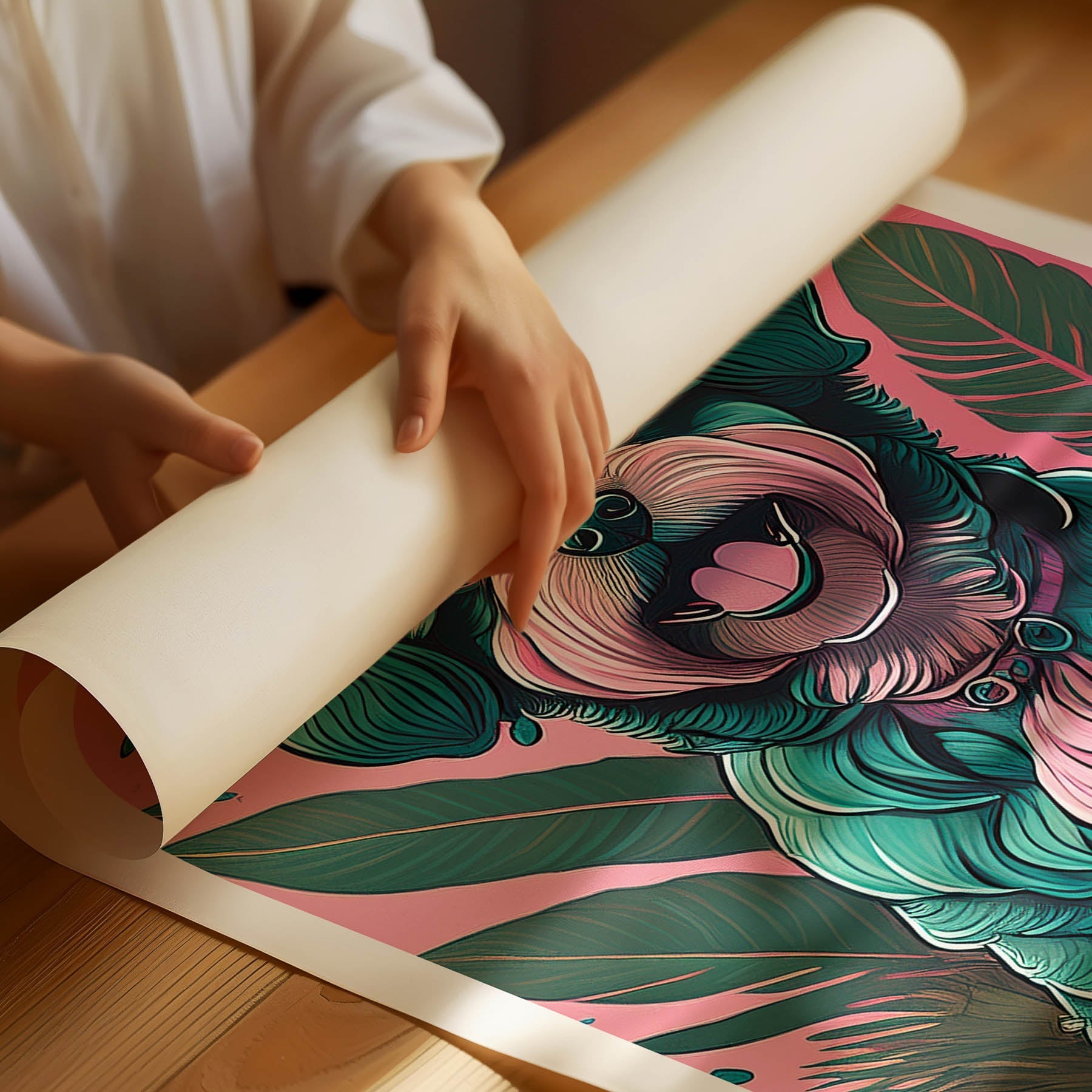 Havanese Flowery Dog image 1