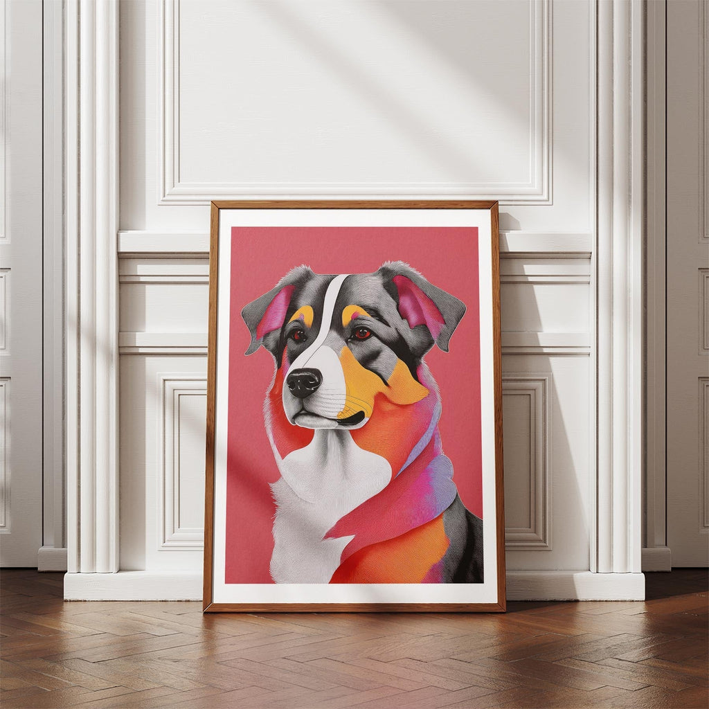 Australian Shepherd Modern Pop Dog Series image 4
