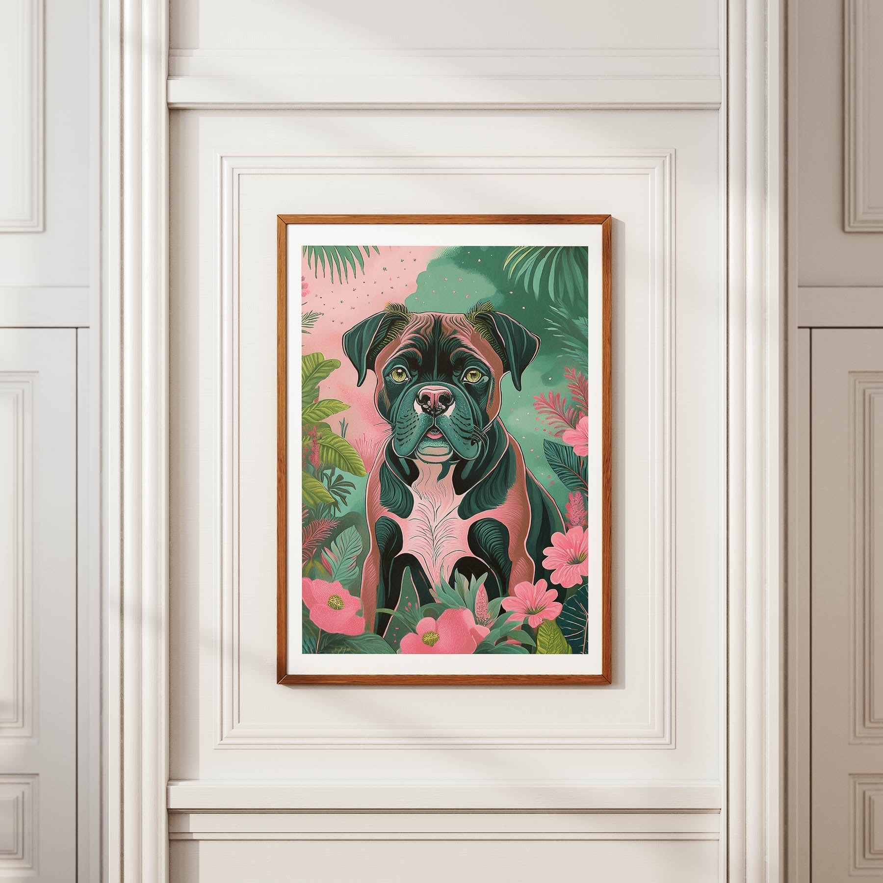 Boxer Flowery Dog image 3