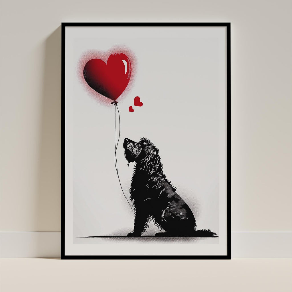 Old English Sheepdog DOGSY Series inspired by the Art of Banksy image 0