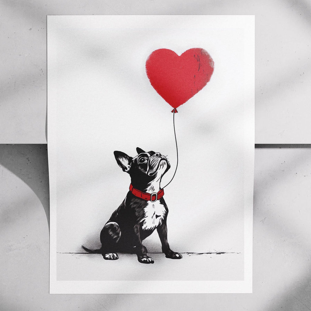 Boston Terrier DOGSY Series inspired by the Art of Banksy image 7