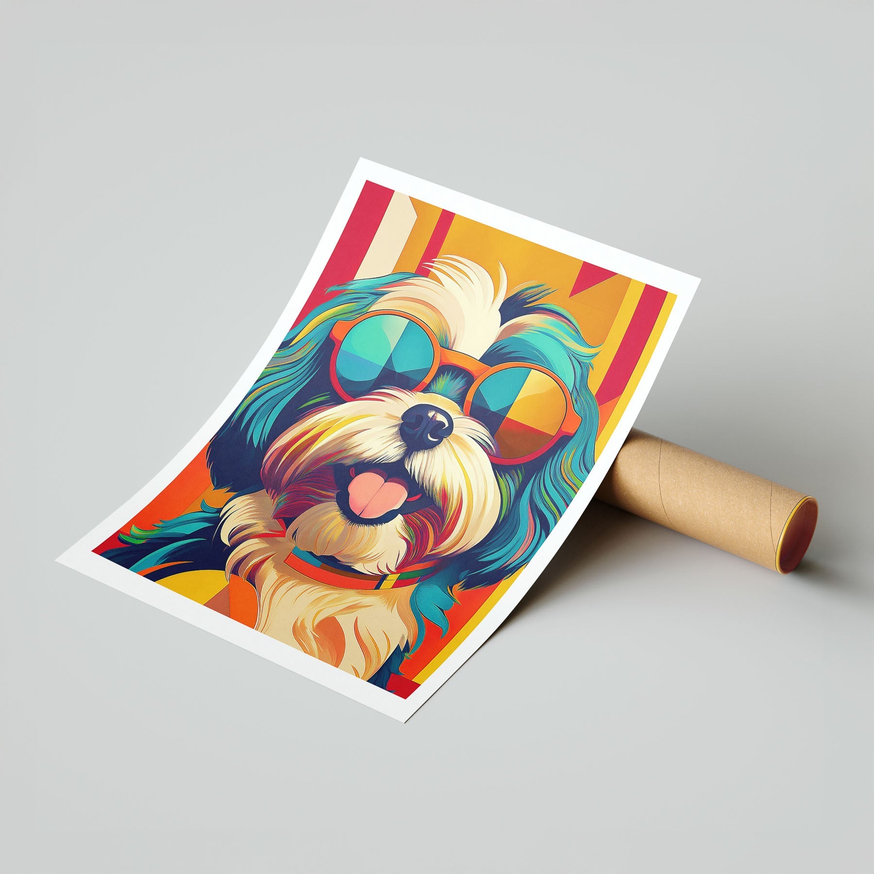 Shih Tzu In Colourful Sunnies 1 image 7