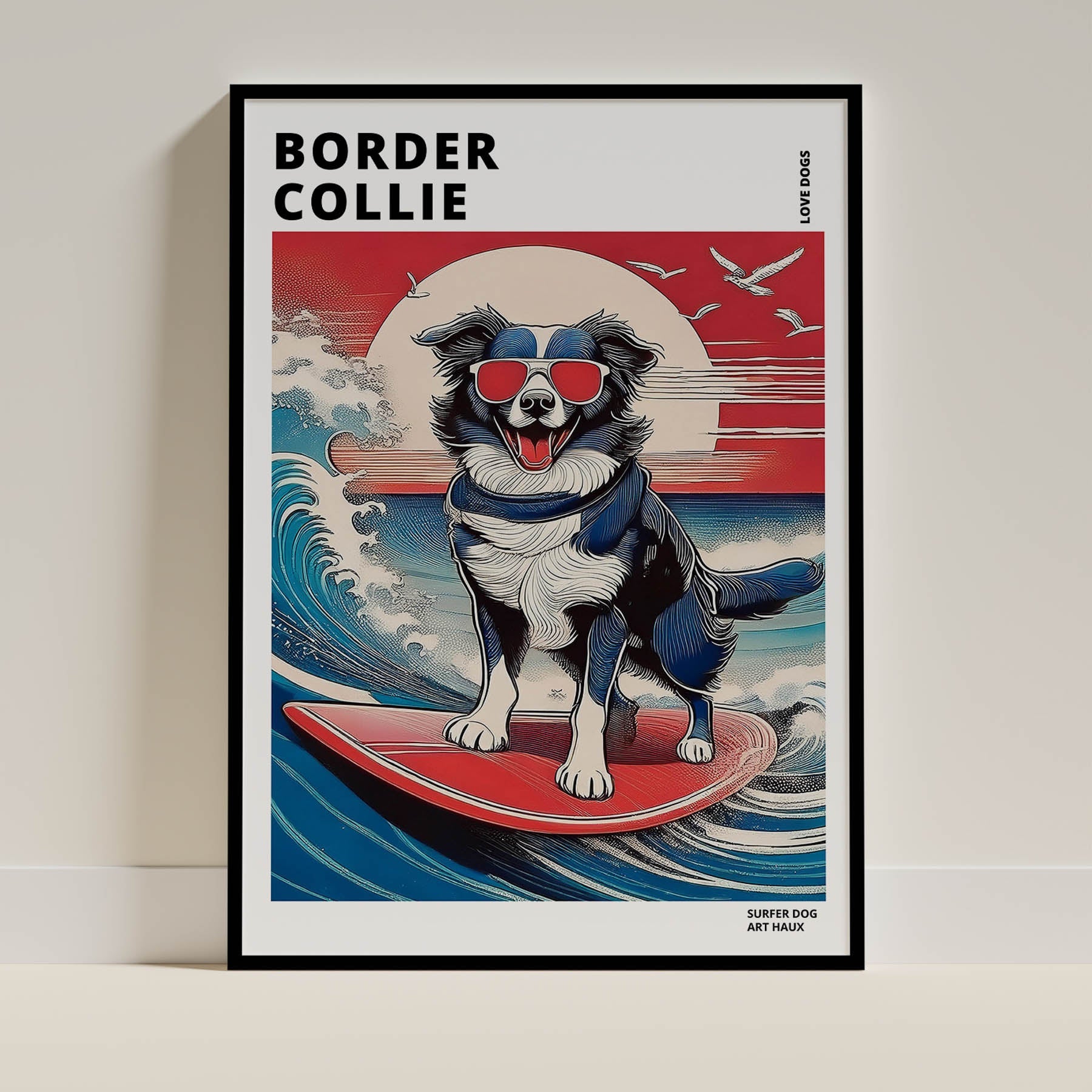Border Collie Hokosai Surfer Dogs 1 image 0