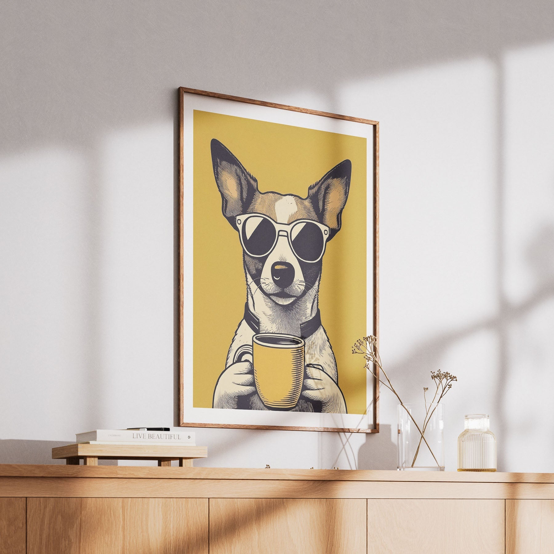 Jack Russell Chillin Coffee Dog image 6