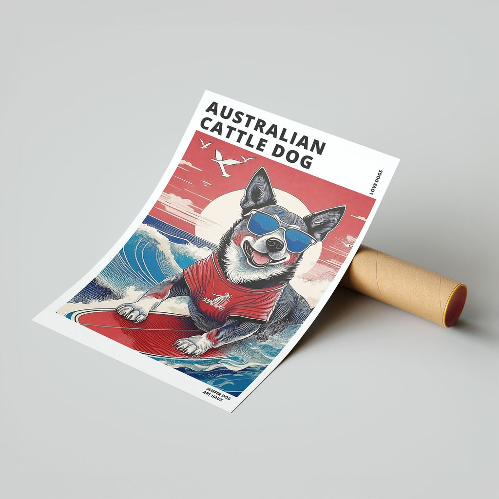Australian Cattledog Hokosai Surfer Dogs 1 image 7