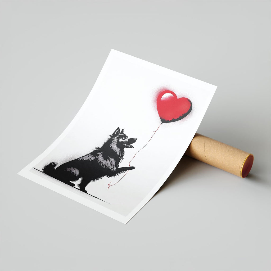 Samoyed DOGSY Series inspired by the Art of Banksy image 6