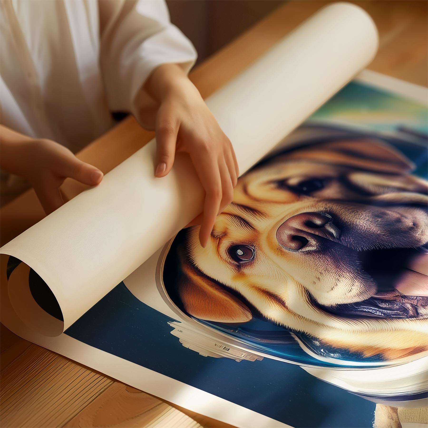 Shar Pei Astronaut Dog Series image 1