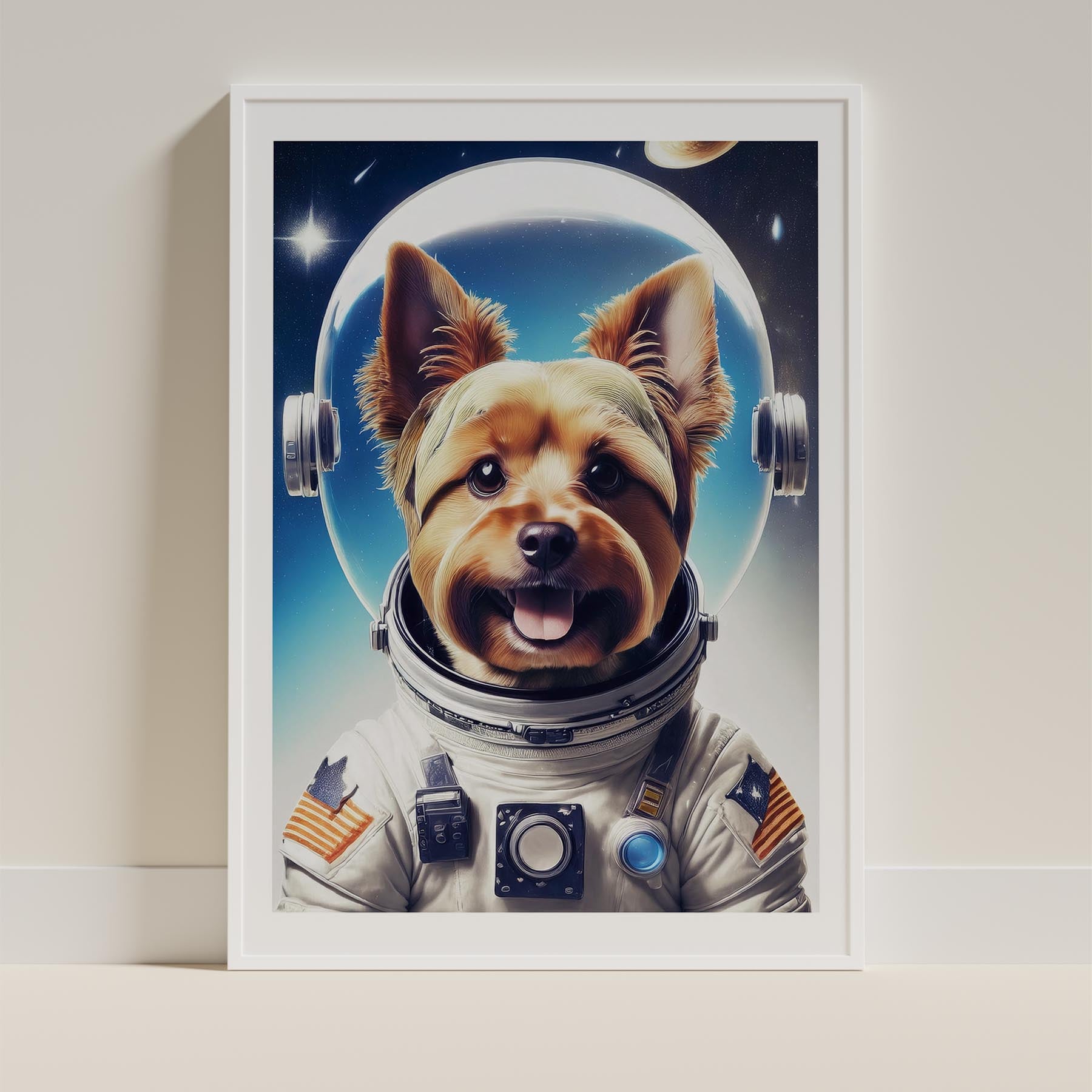 Yorkshire Terrier Astronaut Dog Series image 9