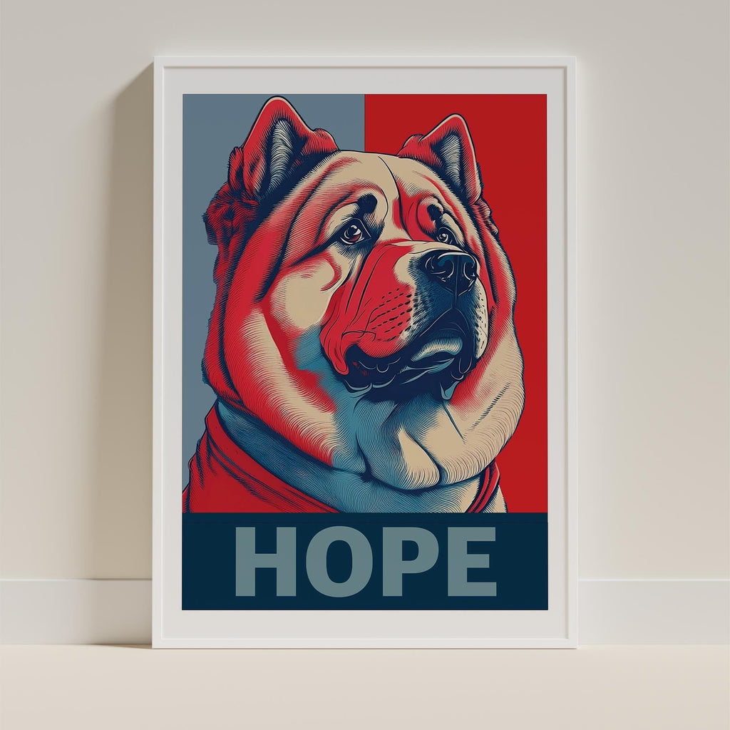 Chow Chow HOPE Series Inspired by the Obama Poster image 9