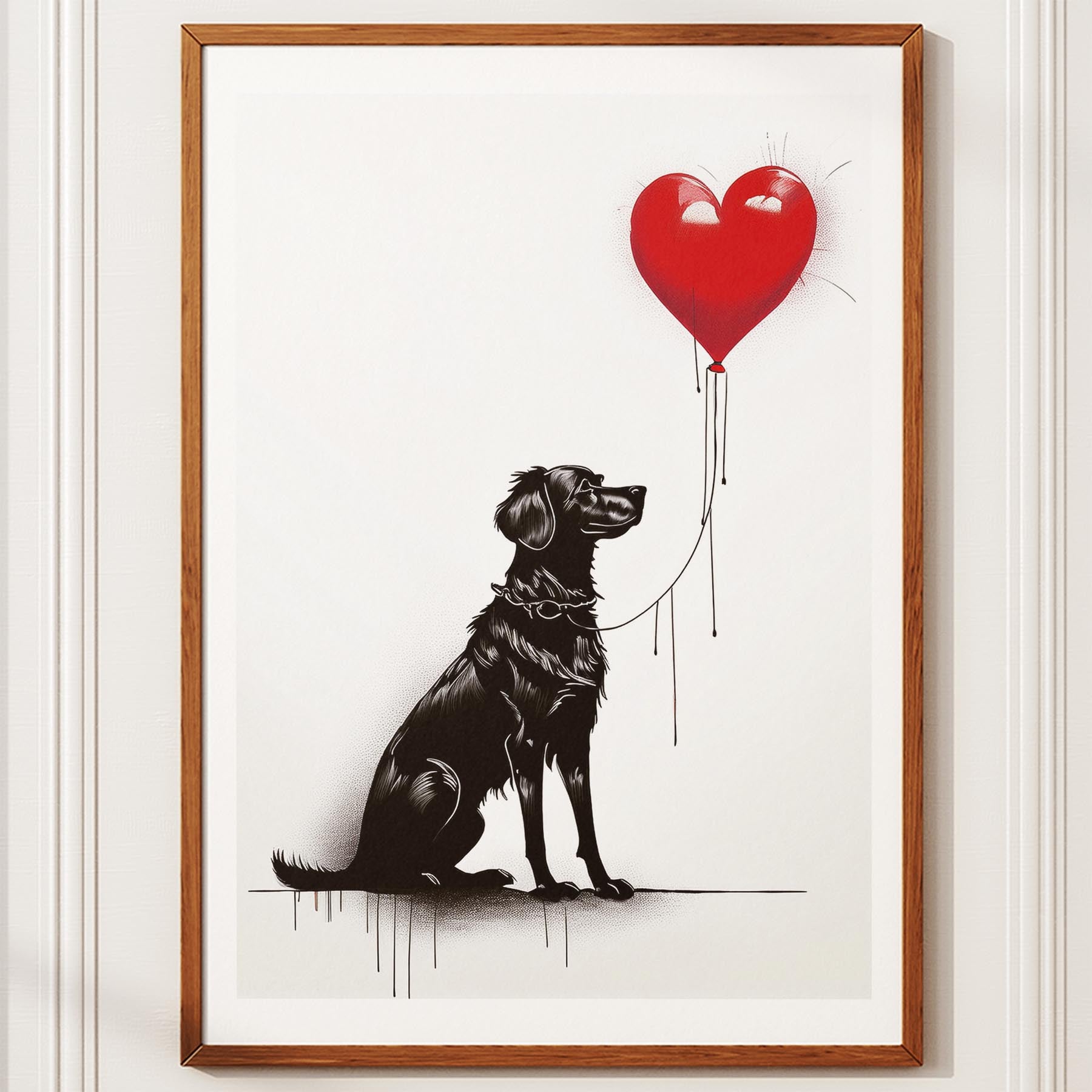 Maremma DOGSY Series inspired by the Art of Banksy image 10