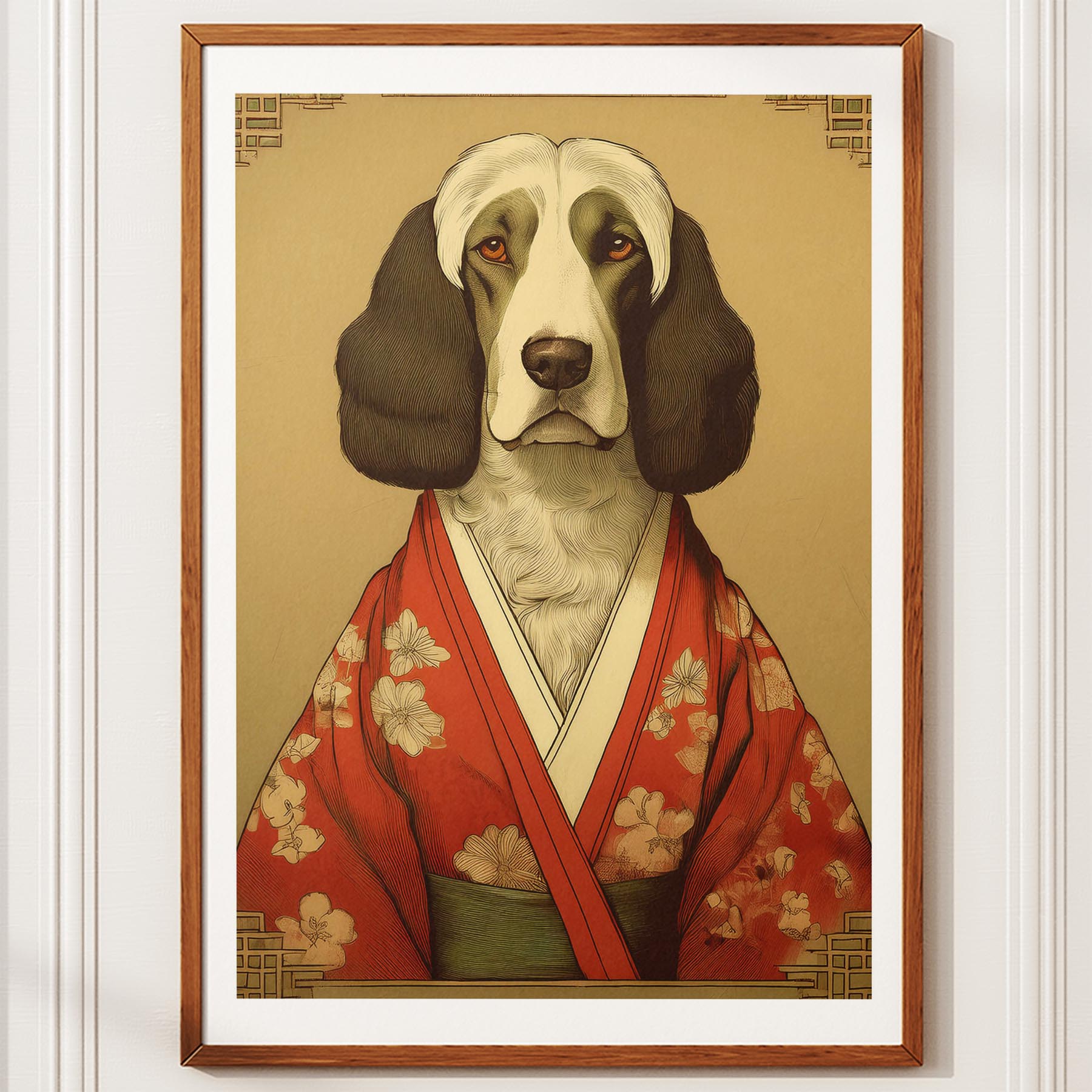 Smithfield Sheepdog Japanse Kimono Dog Series image 10