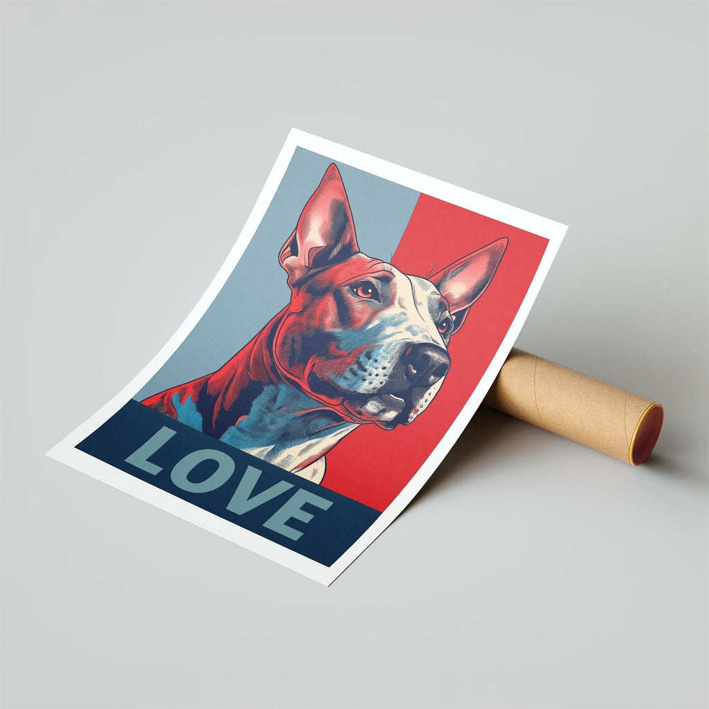 Bull Terrier LOVE Series Inspired by the Obama Poster image 6
