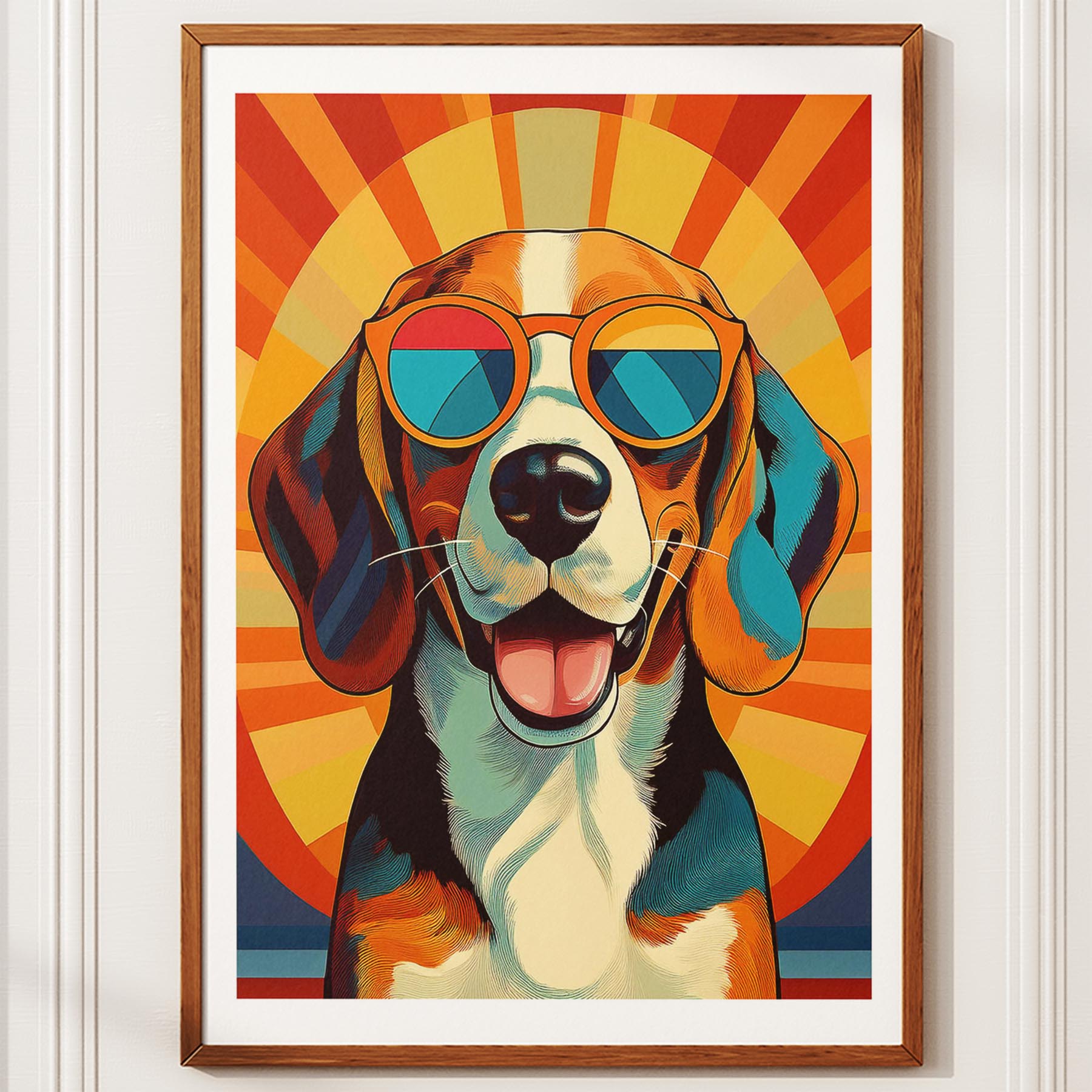 Beagle In Colourful Sunnies 1 image 10