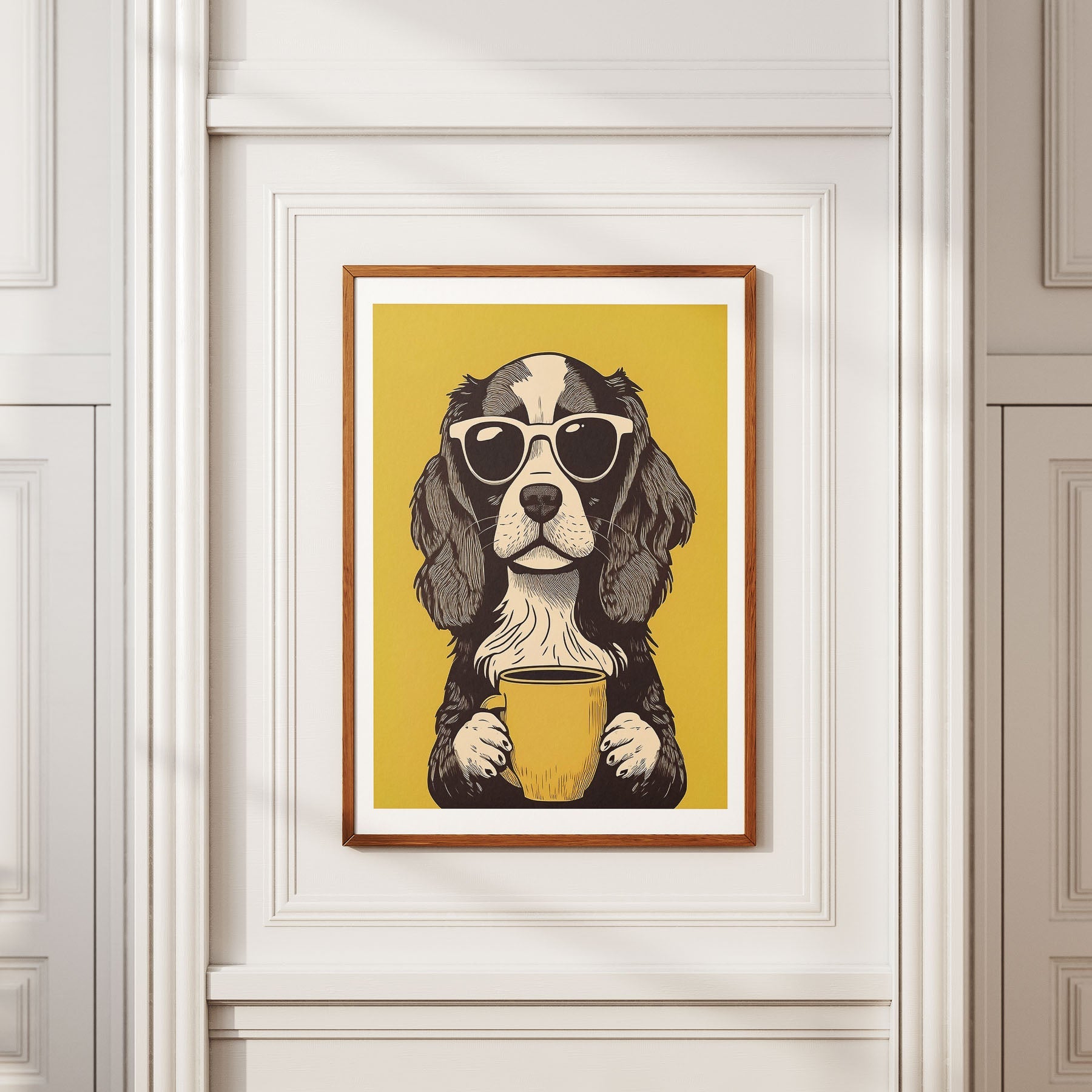 Cavalier King Charles Spaniel Chillin Coffee Dog image 2
