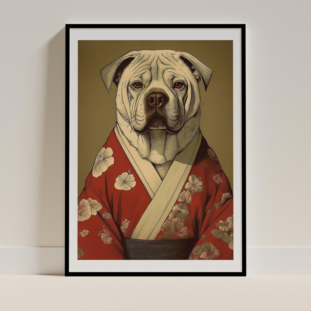 Shar Pei Japanse Kimono Dog Series image 0