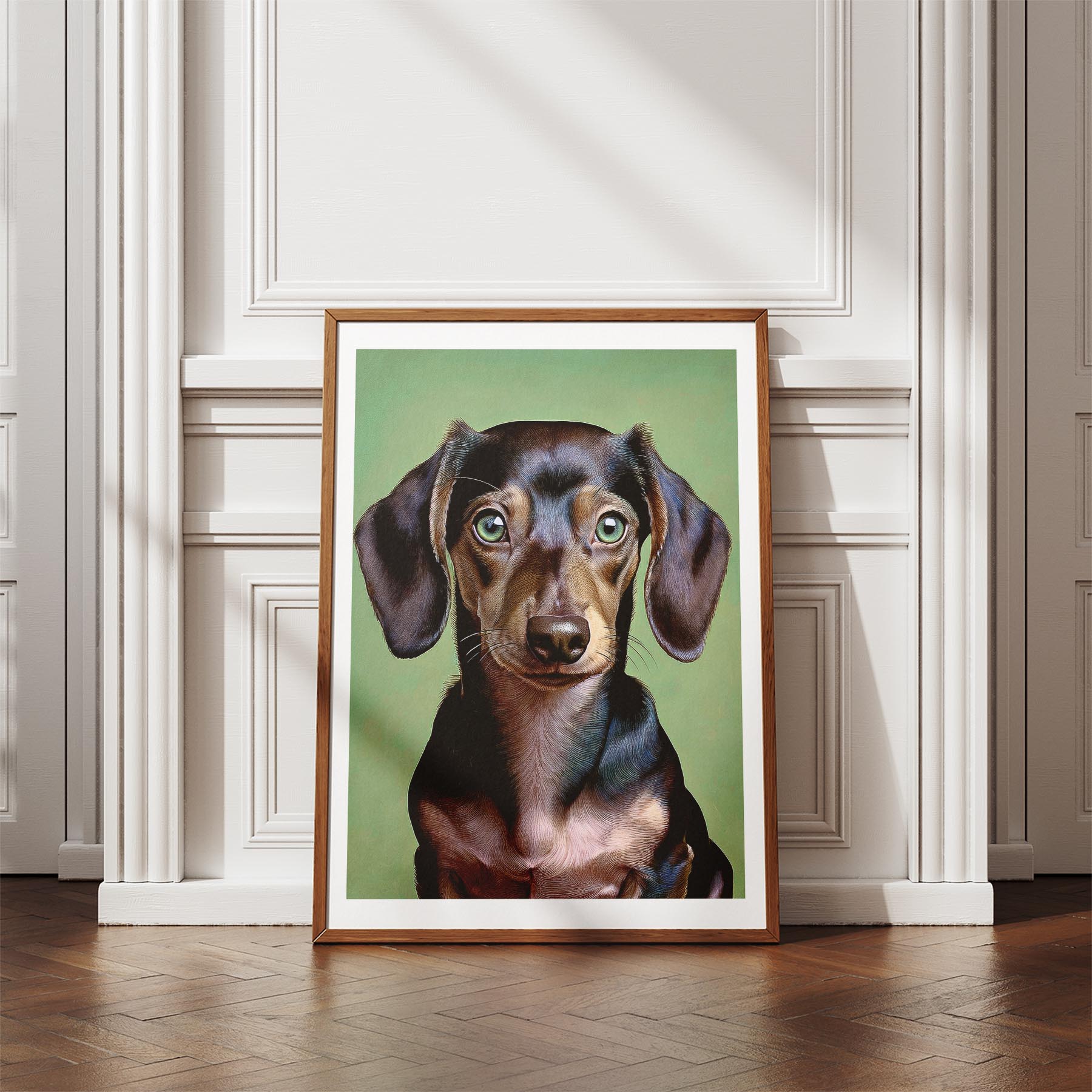 Dachshund Green Painted Series image 4