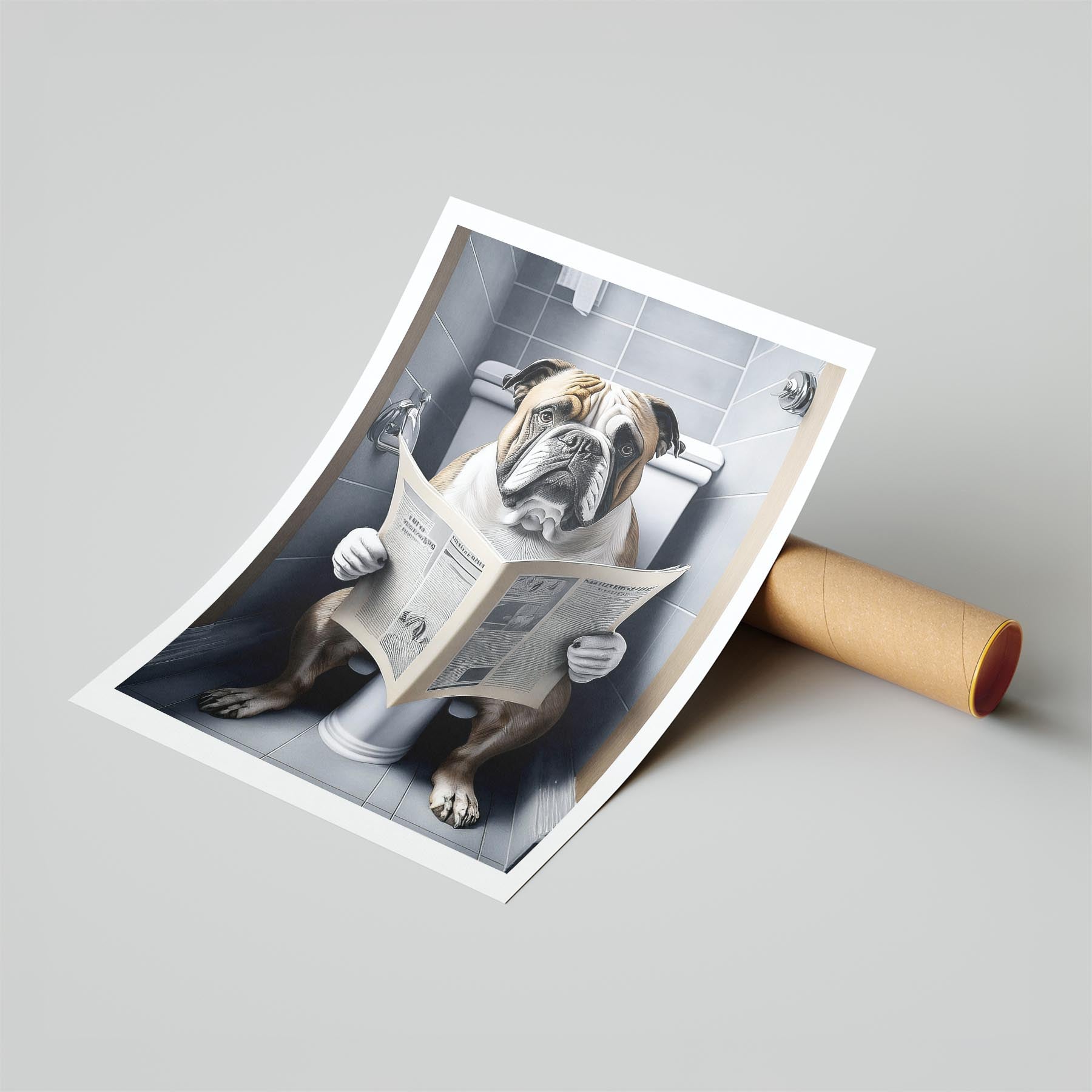 Bulldog Toilet Humour Dog Series 5 image 6