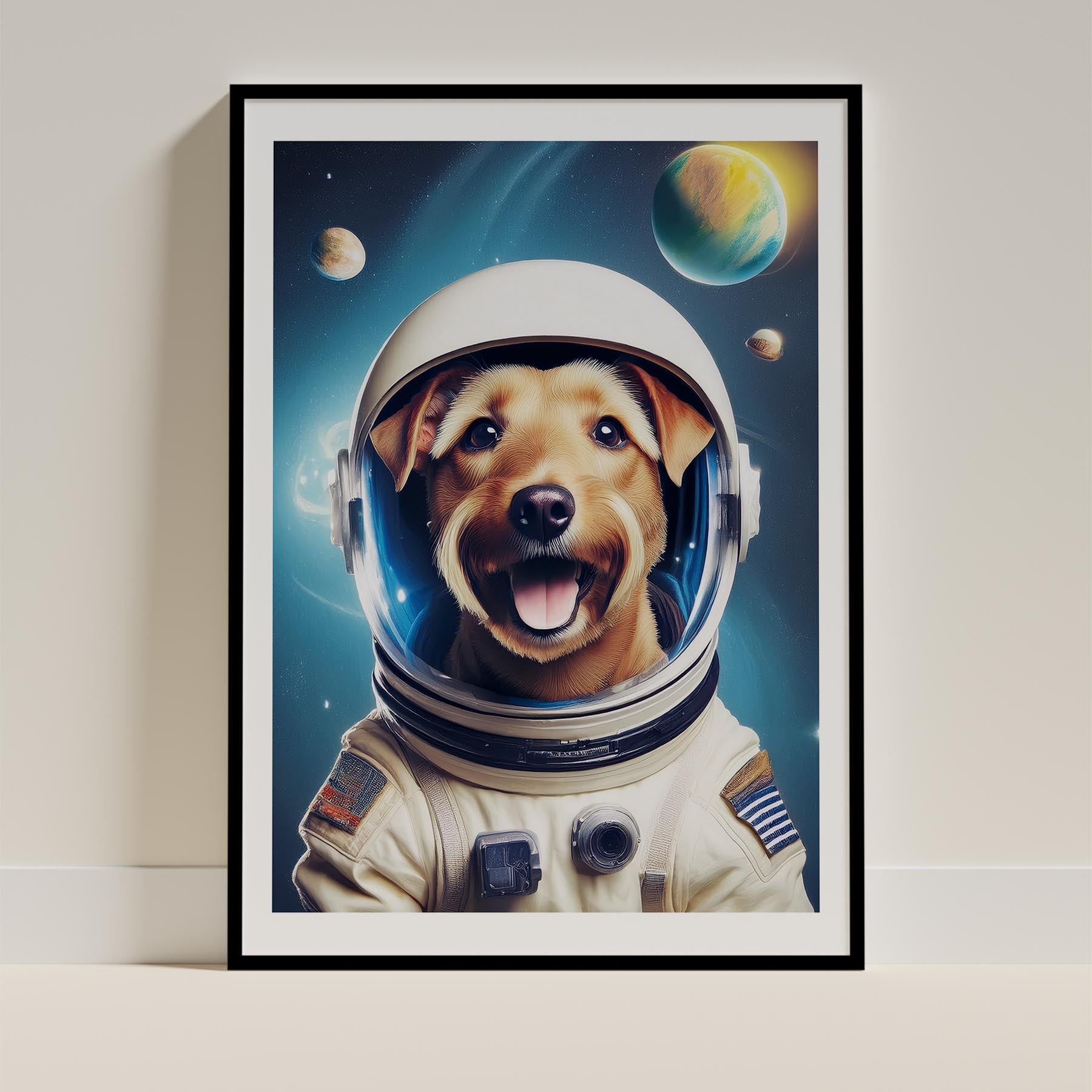Irish Terrier Astronaut Dog Series image 0