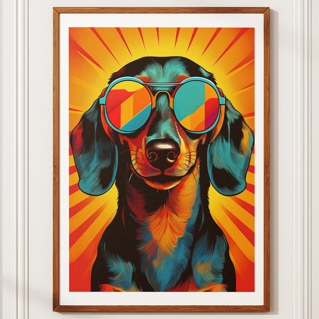 Dachshund In Colourful Sunnies 1 image 10