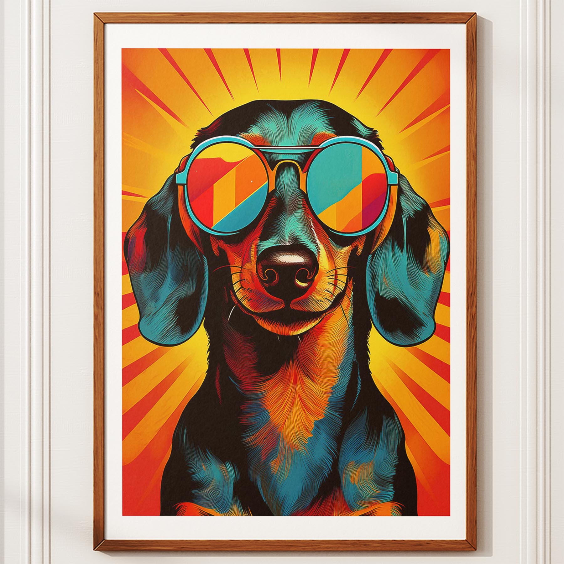 Dachshund In Colourful Sunnies 1 image 10