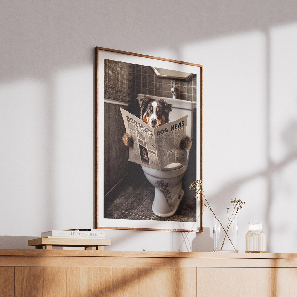 Australian Shepherd Toilet Humour Dog Series 3 image 5