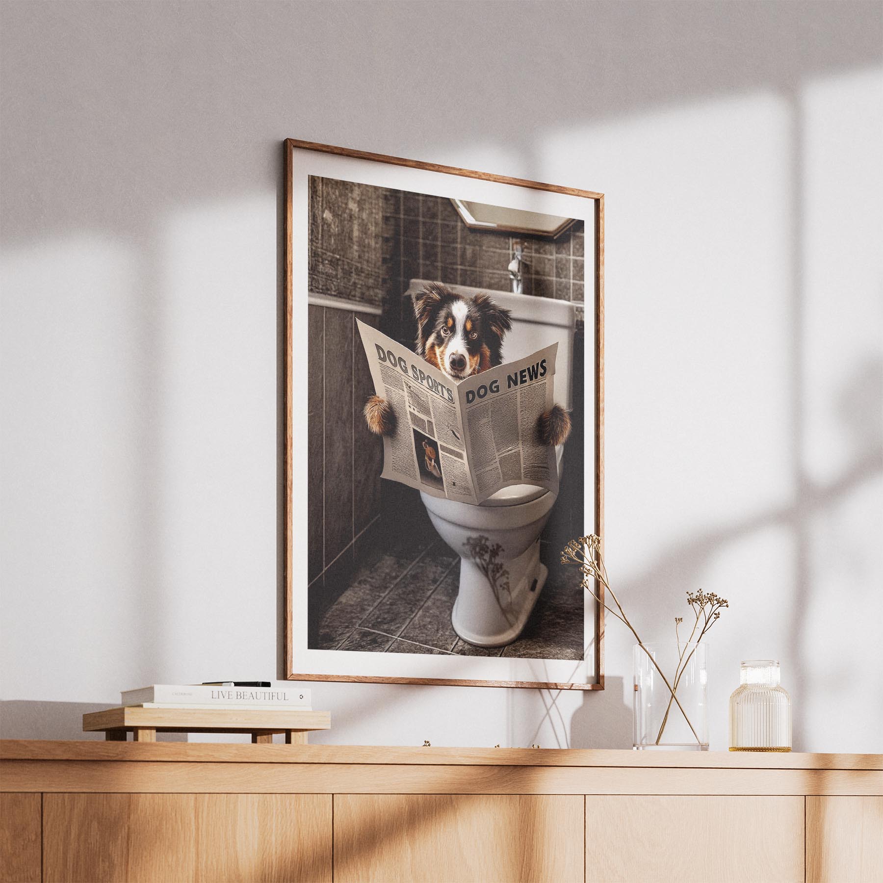 Australian Shepherd Toilet Humour Dog Series 3 image 5