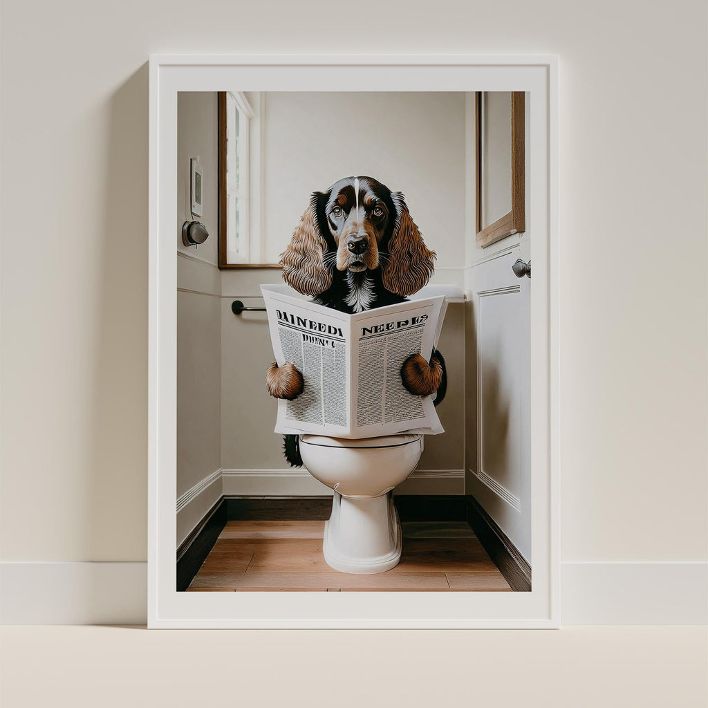 Cocker Spaniel Toilet Humour Dog Series 1 image 9
