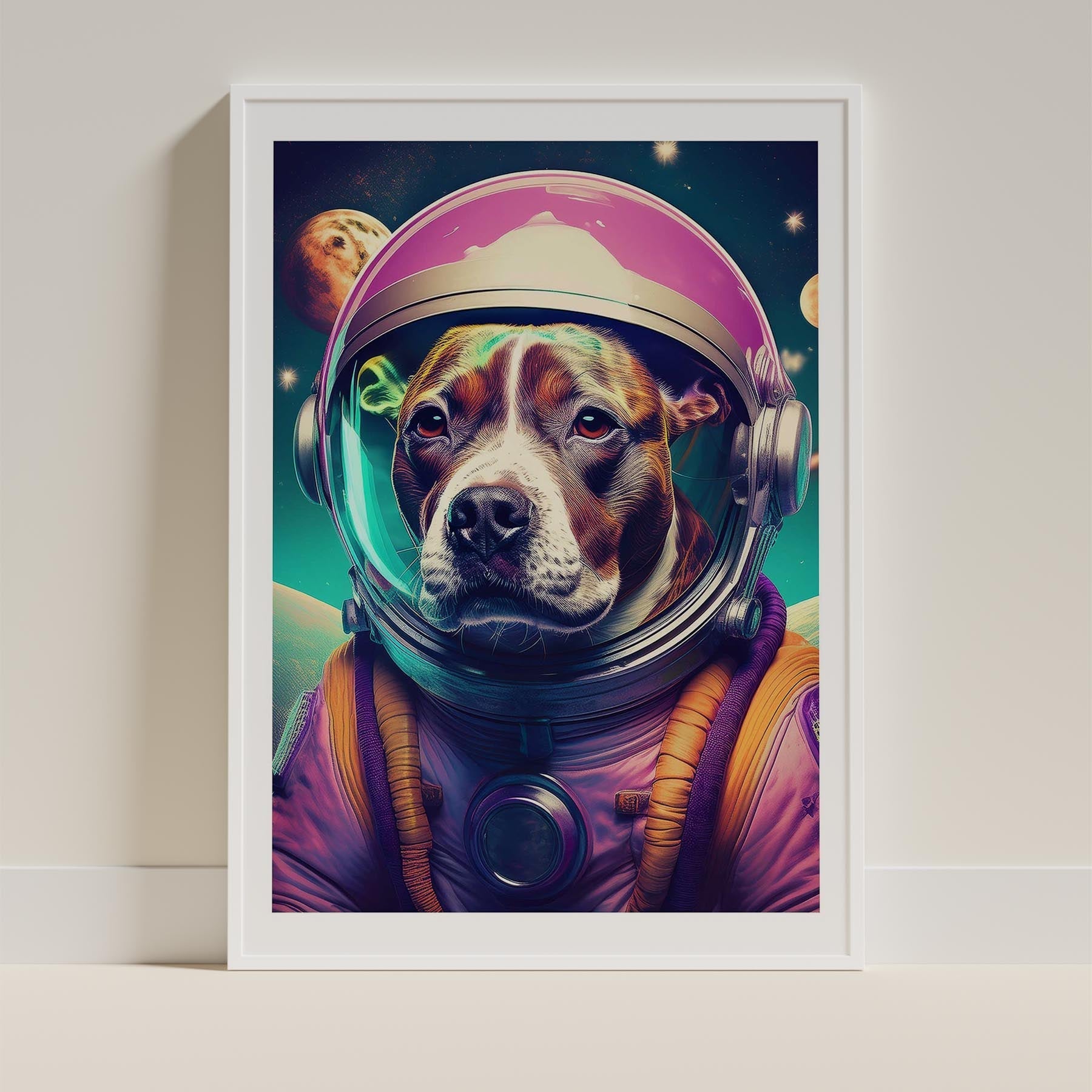 Staffordshire Bull Terrier Space Dogs Series image 9