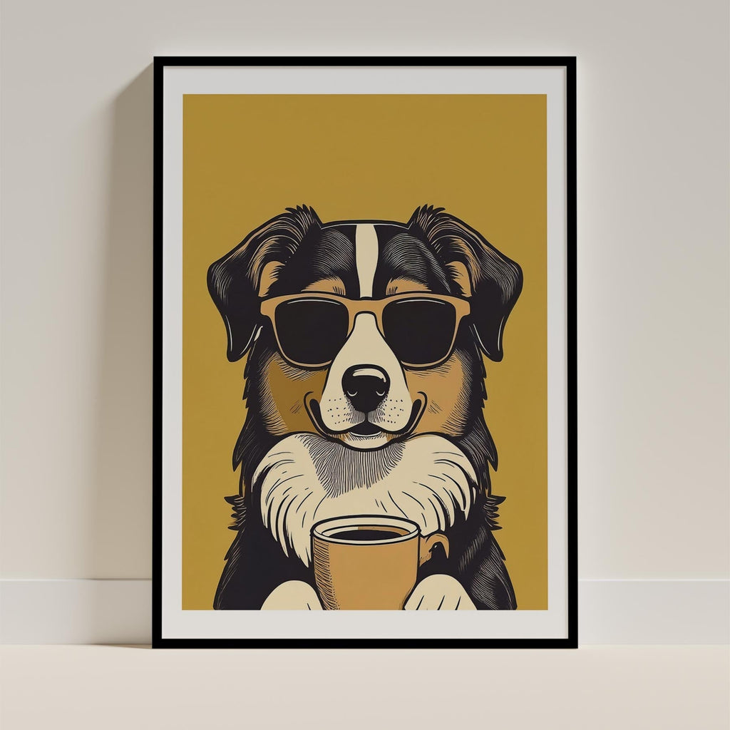 Austrlaian Shepherd Chillin Coffee Dog image 13