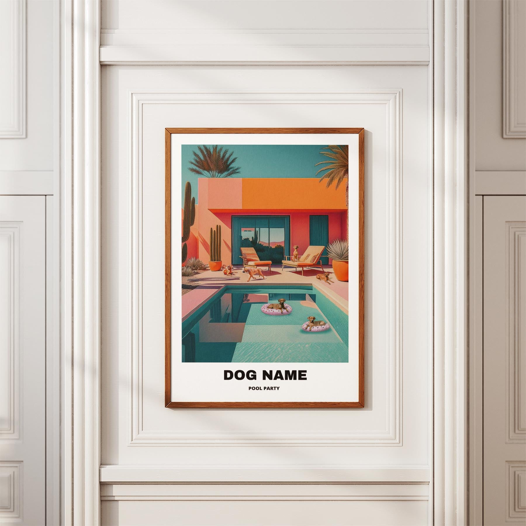 Rhodesian Ridgeback Custom Pool Party WITH TEXT image 3