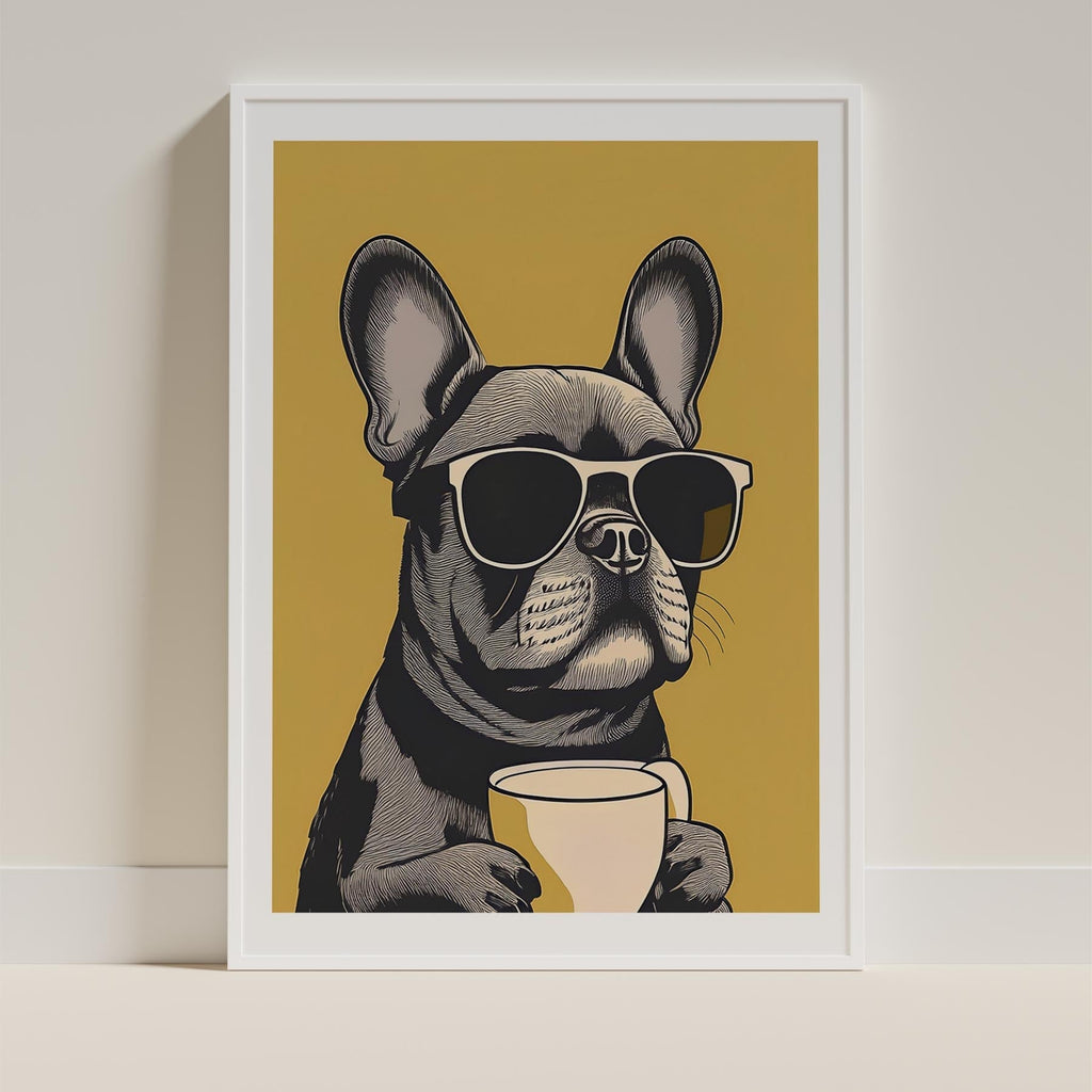 French Bulldog Chillin Coffee Dog image 9