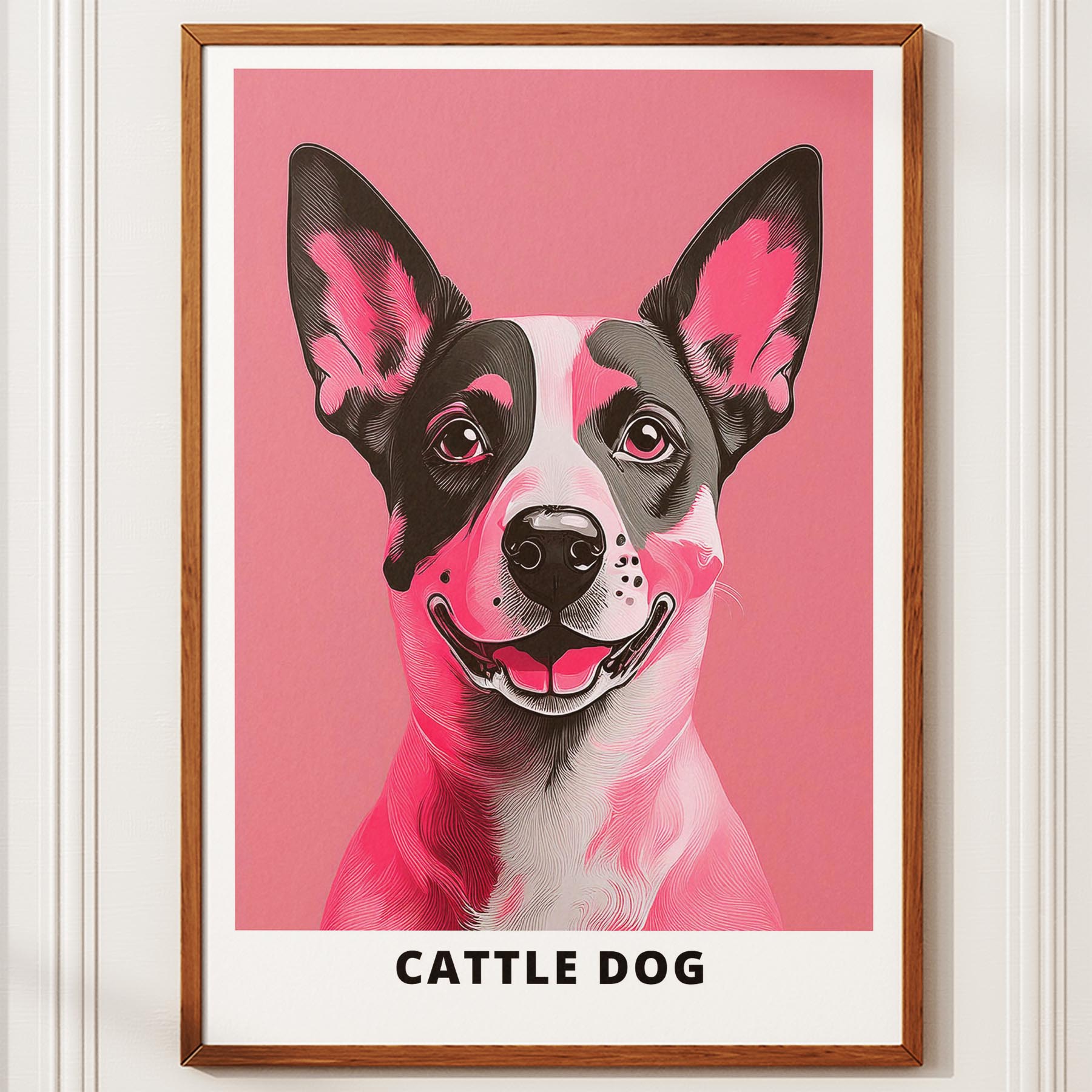 Cattle Dog Pink and Black Dog Series 1 image 10