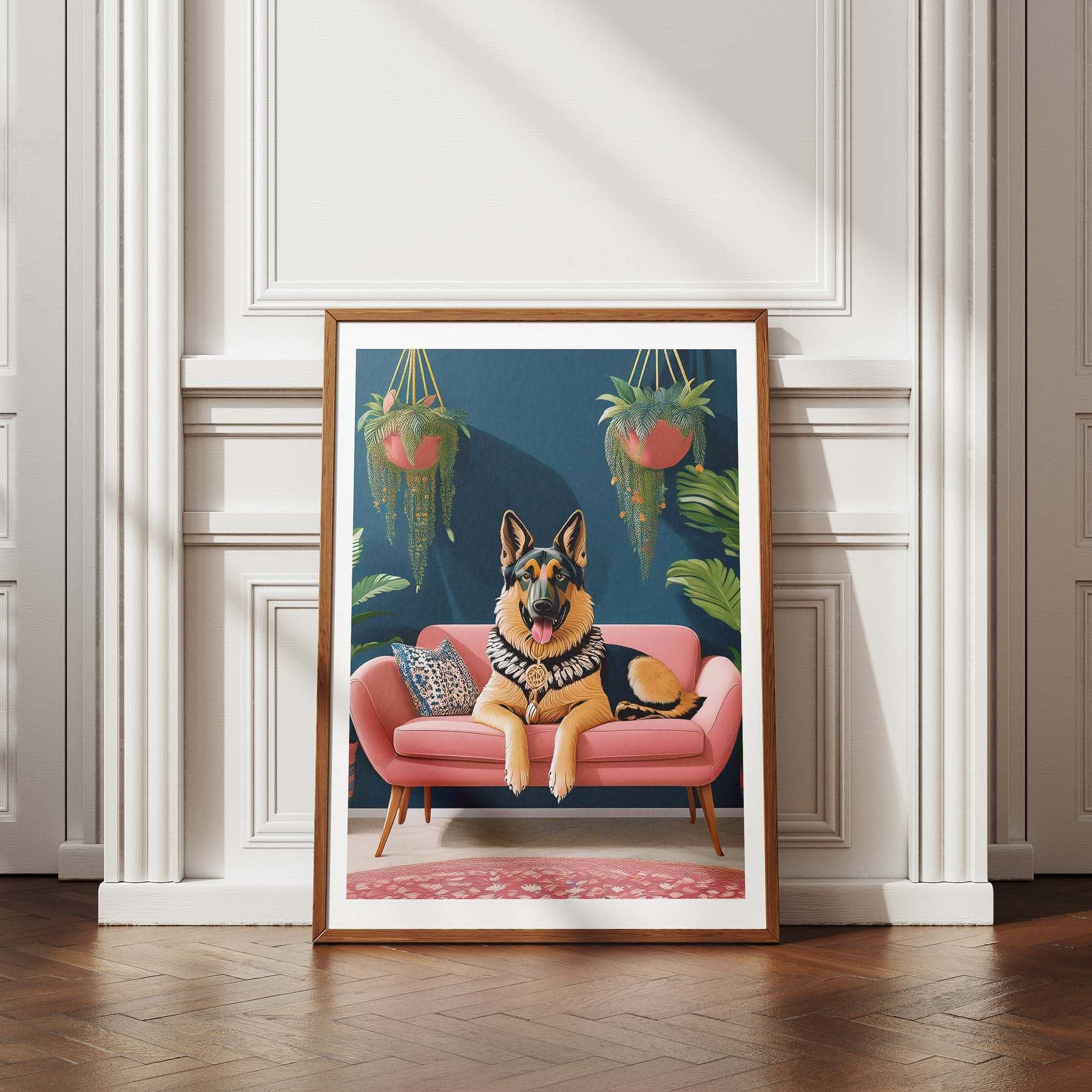 German Shepherd  Just Lounging Around image 4