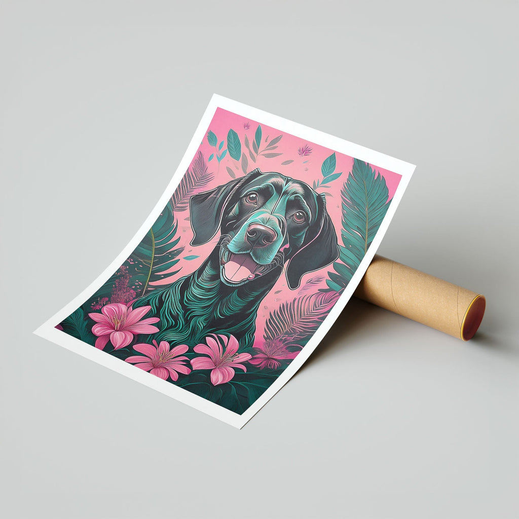 German Pointer Flowery Dog image 7