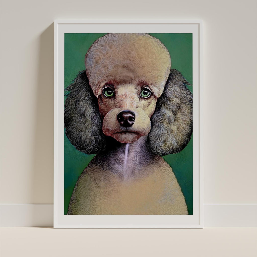 Poodle Green Painted Series image 9