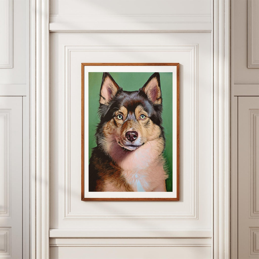 Finnish Lapphund Green Painted Series image 3
